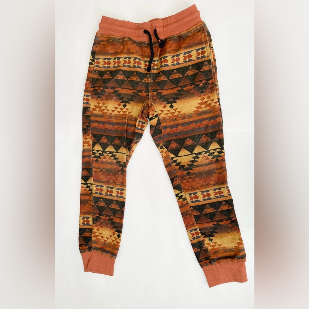 art class Kids Tribal Print Sweatpants - Rust Multi